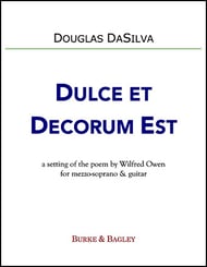 Dulce et Decorum Vocal Solo & Collections sheet music cover Thumbnail